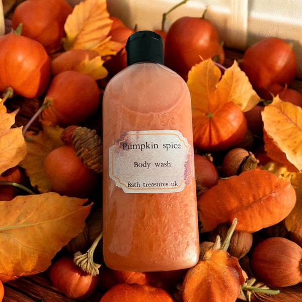 Pumpkin spice body wash 