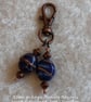 Beaded Copper Keyring Clip. - Image 1