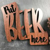 Individual Put Beer Here Coaster