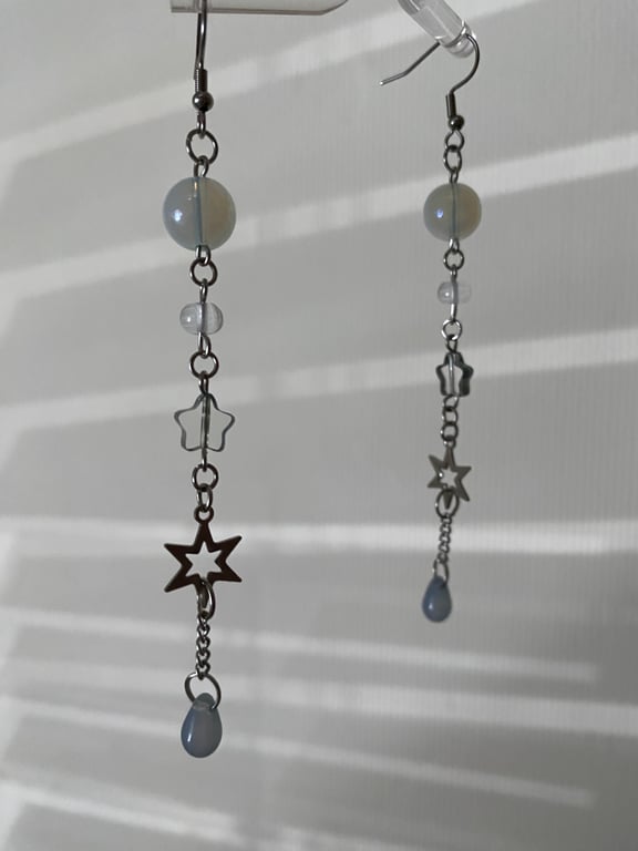 Ersa - Milky Star Earrings 
