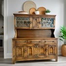 Beautiful Stained Oak Dresser by Webber Furniture in Perfect Condition