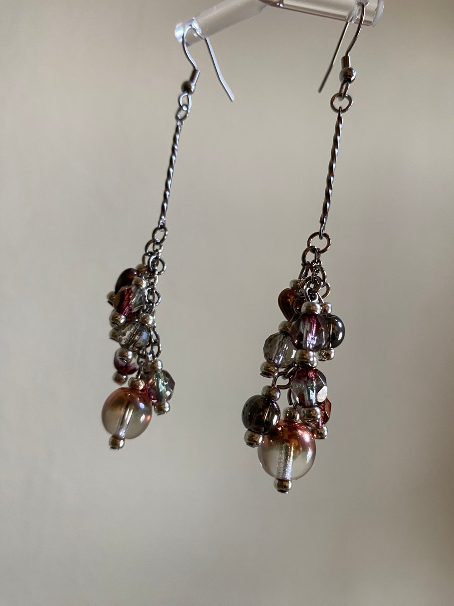 Annie - Copper Colour Earrings 