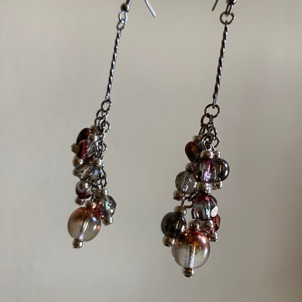 Annie - Copper Colour Earrings 