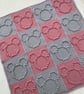 Woodland Mouse Crochet Baby Blanket - Handmade Bobble Stitch Nursery Blanket  - Image 1