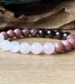 Healing Heart  Bracelet, Soothing Heartbreak and Self-love Gemstones