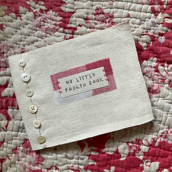 Vintage and antique fabric book