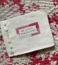 Vintage and antique fabric book