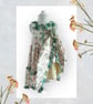 Midi Length Tiered Swing Dress with Apple Blossom Print. Age 4-6yrs - Image 2