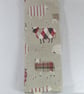 Straight and circular knitting needle case with red sheep, knitting needle pouch - Image 2