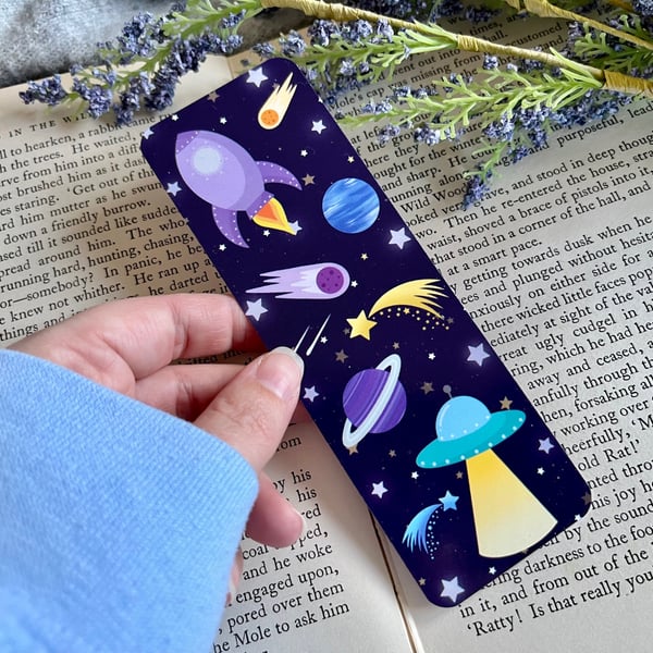 Solar System Space Themed Bookmark.