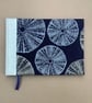 A4 Sketchbook with Handprinted Sea Anemone Cover