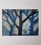 Moody Blueness, an original painting - Image 3
