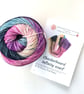 Checkerboard infinity scarf Knitting kit  - Image 5
