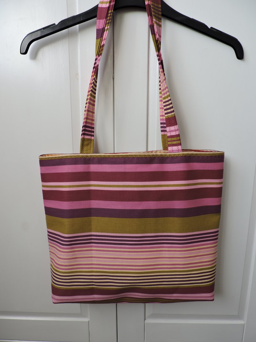 Tote Bag, Shopping Bag, Craft Bay, Stripey 