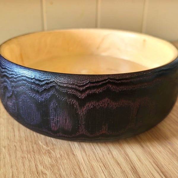 Beautiful unique ash wooden bowl 