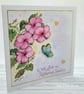 Hibiscus Mother's Day Card - CUSTOM ORDER - card reserved for Jane
