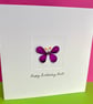 Butterfly Birthday Card - Personalised - Image 3