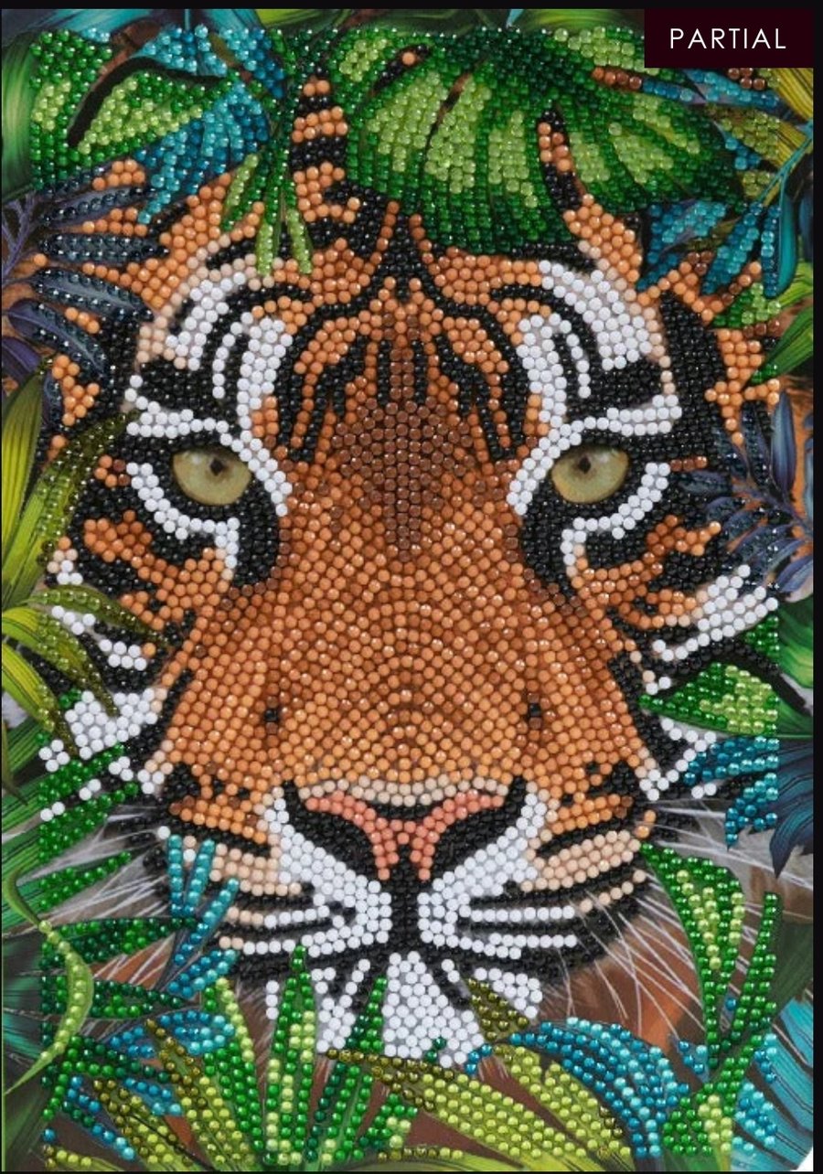 Tiger notebook diamond painting kit