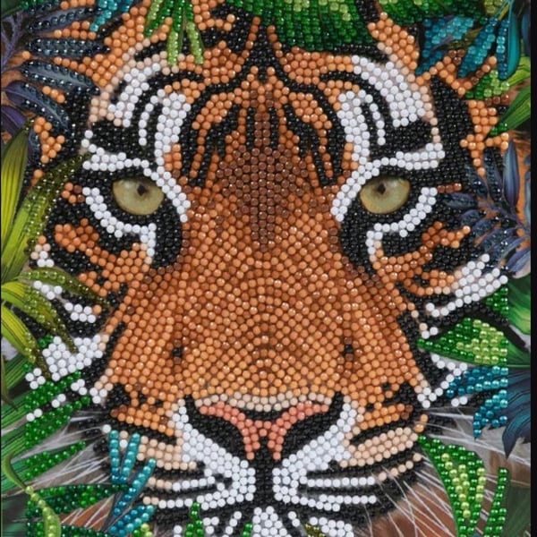 Tiger notebook diamond painting kit