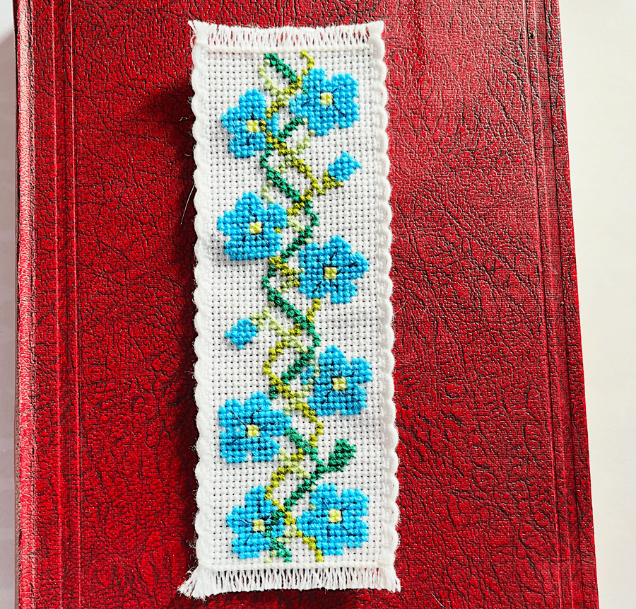 Flax Counted Cross Stitch Bookmark Kit