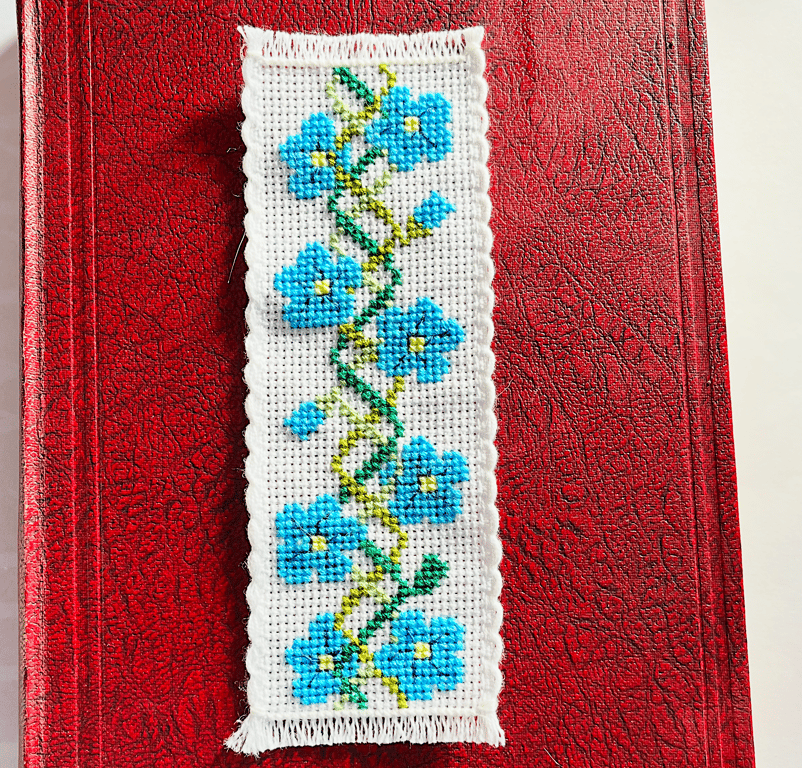 Flax Counted Cross Stitch Bookmark Kit