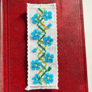 Flax Counted Cross Stitch Bookmark Kit