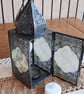 Metal Lantern Tealight Holder Garden Bird - Image 4