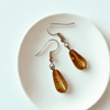 Smoky Honey Drop Earrings