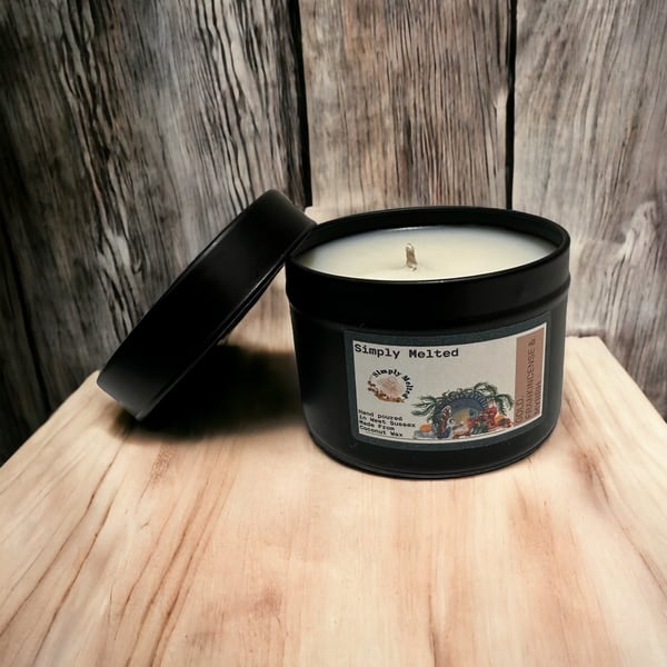 Gold, Frankincense and Myrrh Candle in a Tin 