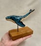 Ceramic Humpback Whale Sculpture, Small Ocean Animal Ornament, Bathroom Shelf - Image 5