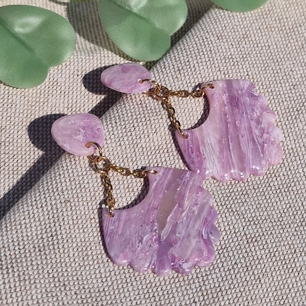 Polymer Clay Earrings: Pretty Pastels