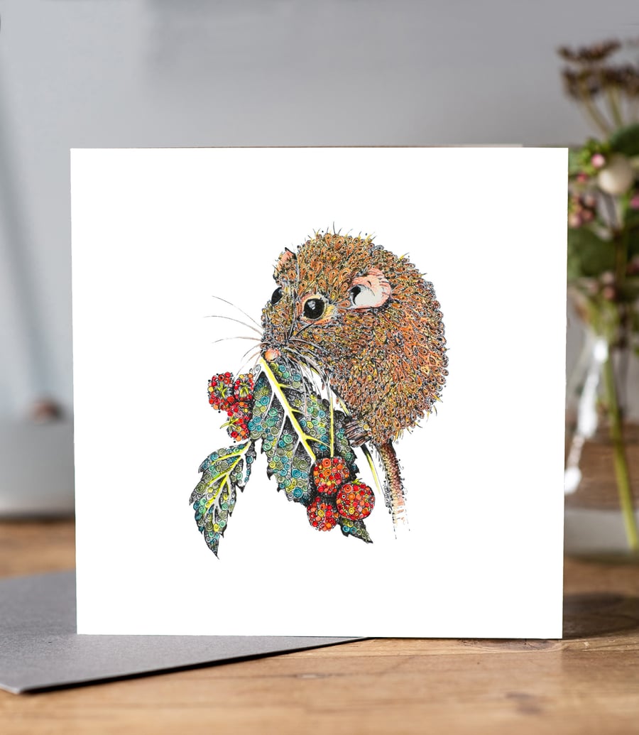 Little Dormouse Greeting card