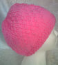 Chunky Raspberry Pink Ladies Hat - Image 2