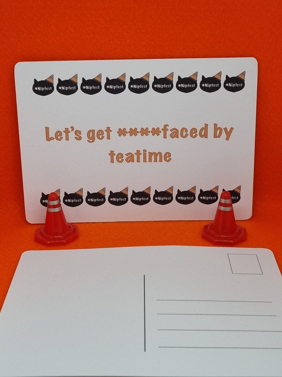 Nipfest xxxx faced by tea time postcard 