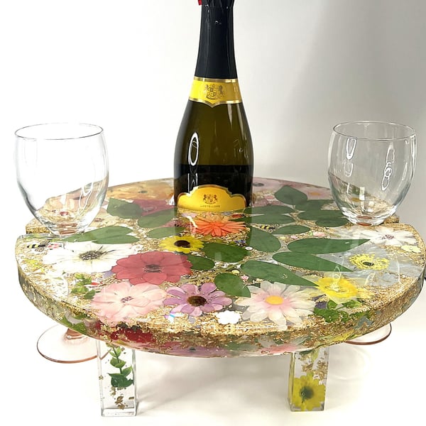 Beautiful Floral Wine Table
