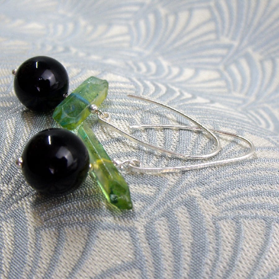 Long Drop Semi-Precious Stone Earrings UK, Long Dangle Earrings