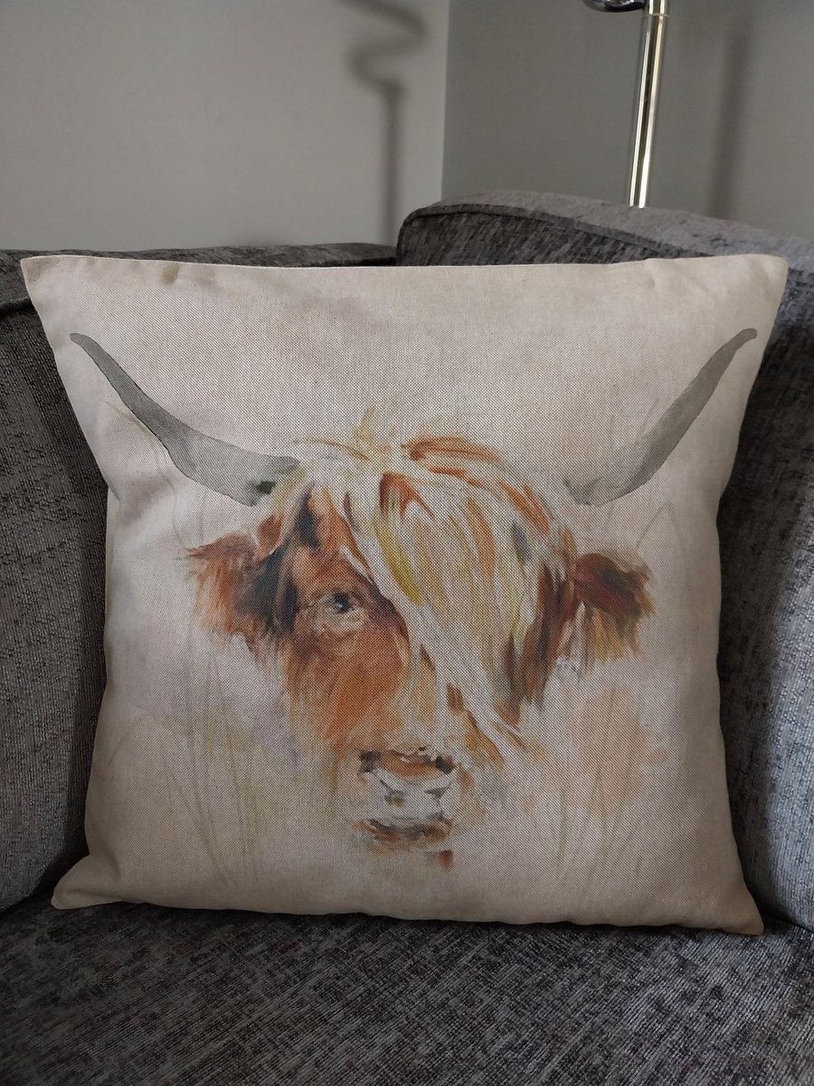 Face 2024 printed pillow