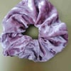 Pale Pink Velvet Scrunchie 