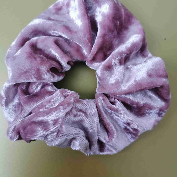 Pale Pink Velvet Scrunchie 