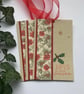 CHRISTMAS GIFT tags ( set of 4) .Winter .Holly . Botanical .Traditional. - Image 1