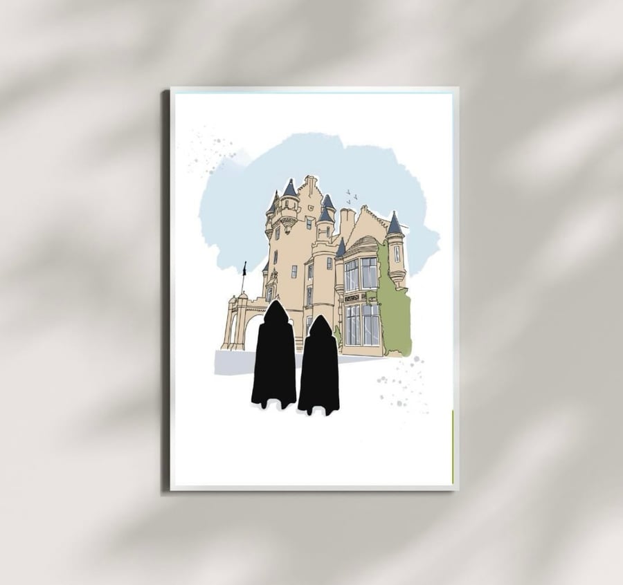 A4 Print Tv Show Traitors Ardross Castle 