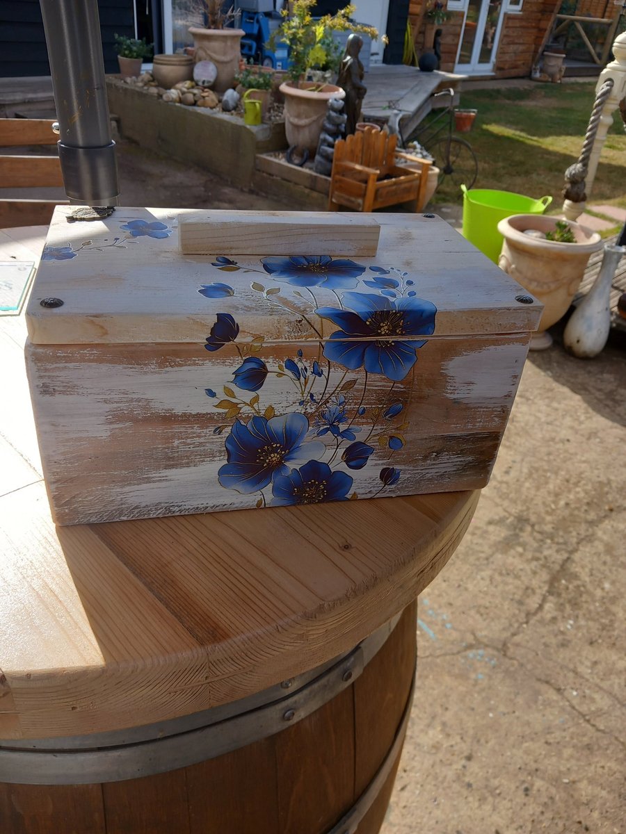 rustic storage box