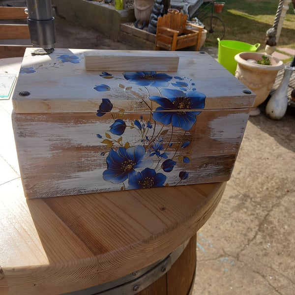 rustic storage box for all your smalls