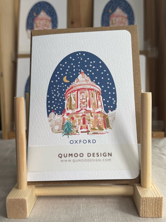 Christmas Card Oxford Radcliffe Camera (QM 257)