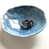 Blue Porcelain Trinket Dish