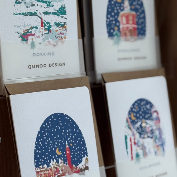 Christmas Card Dorking Surrey (QM273)