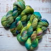 Hand dyed sock yarn 4ply Merino Nylon 100g Nymph