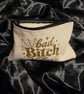 Bad Bitch Vibes makeup, stationery canvas zip pouch