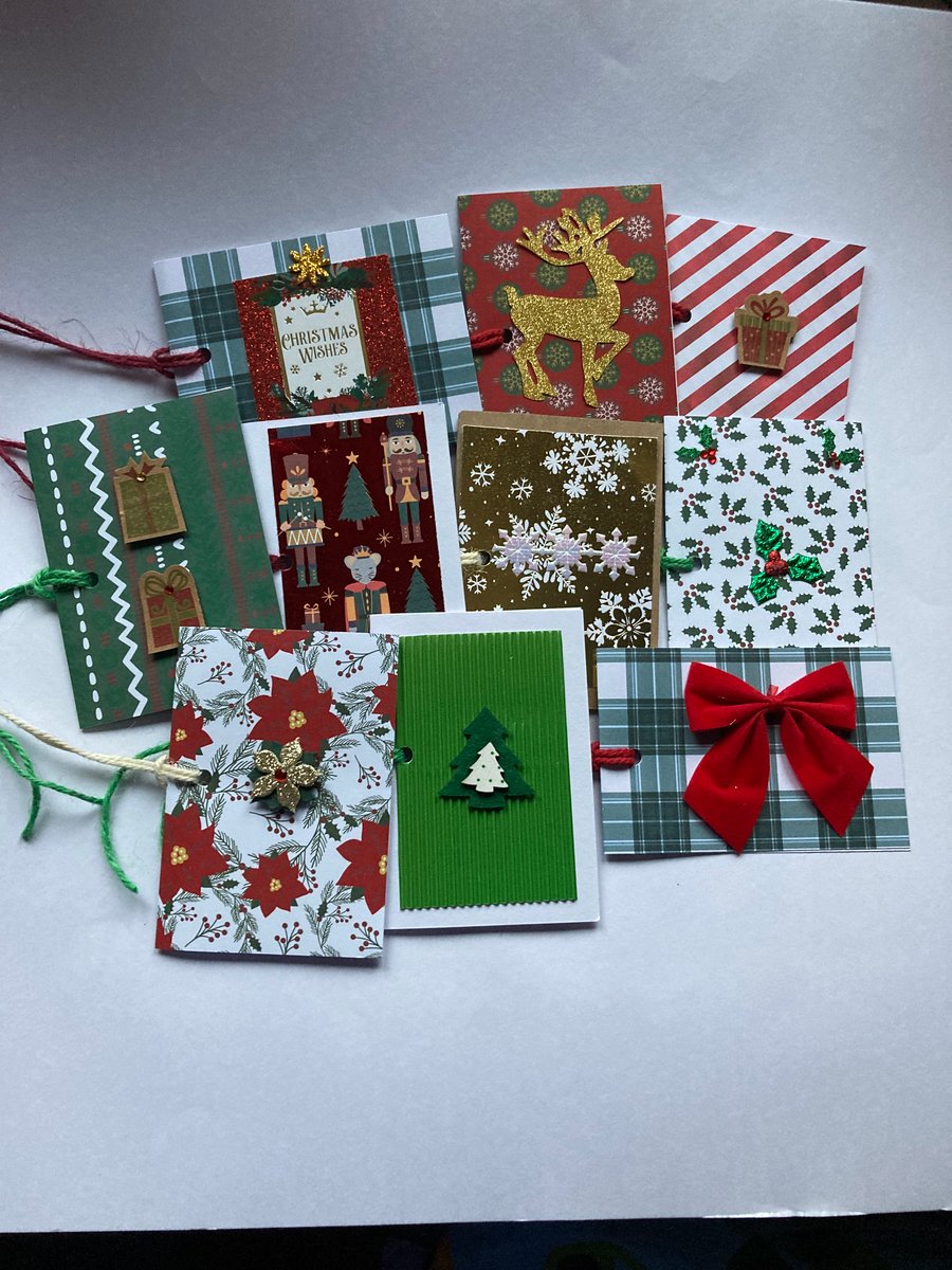 10 Christmas handmade gift tags