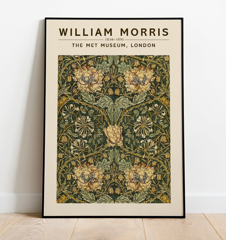 William Morris Art Print, Wall Art, Home Decor Print, Art Poster